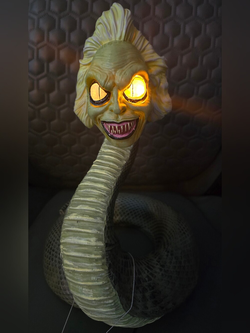 Beetlejuce Snake Statue Halloween Display Spirit Halloween Rare